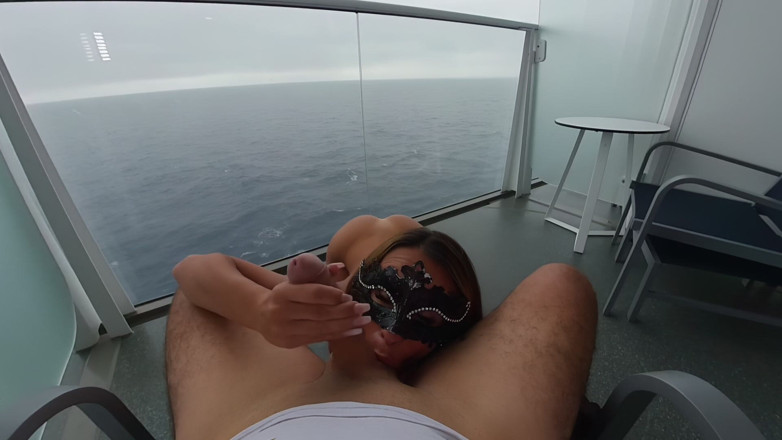 Miss Lexa: Masked Boat Slut Gets Fucked on the Cruise Balcony