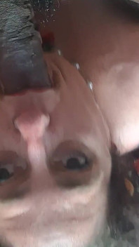 BBW Submissive Slut Roughly Face Fucked by BBC