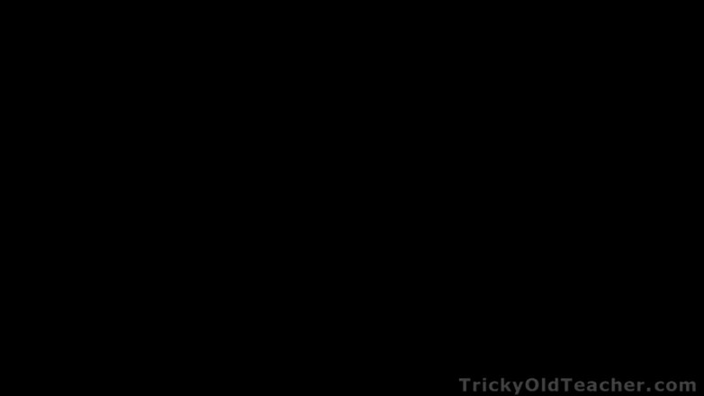 Tricky Old Teacher: Redhead Russian Schoolgirl Fucked on the Teacher's Table