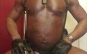 Black mature kinky muscle: Tată negru pervers musculoas de fum flex și fund mare Spectacol