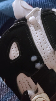 Young Football Player Jerks off and Cums on Sneakers