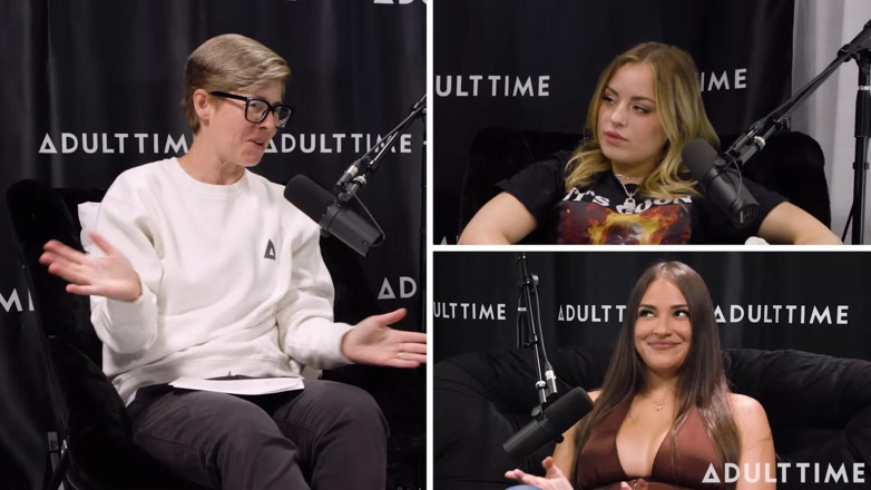 Adult Time Podcast: Gizelle Blanco &amp; Anna Claire Clouds Pheromones, Sforbiciata e il Cespuglio |...