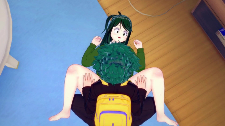 Wraith ward: Deku Midoria与 Inko 发生性关系：我的英雄学院