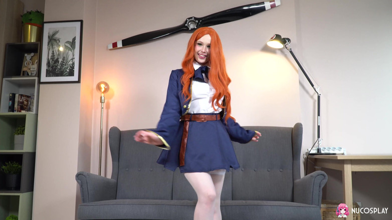 Nu Cosplay: Arielka Is Back as a Horny Redhead Student