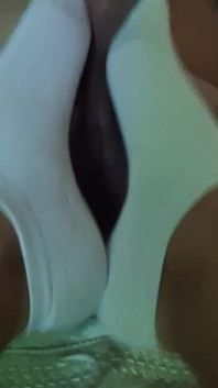 White Ankle Socks Footjob