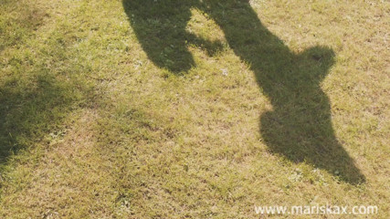 Mariska x: Outdoor blowjob by Mariska for Mr.Longwood's BBC