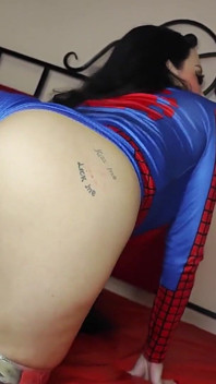 Spinnenfrau Domina Ahegao titten und Arsch verehren gooning mit