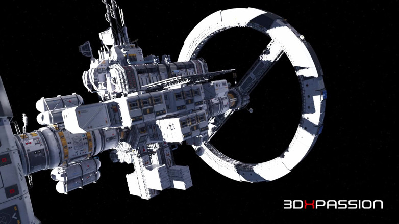 3dxpassion-transgender: La tentazione della gravità zero - Kaelen, Futanari, si diverte con...