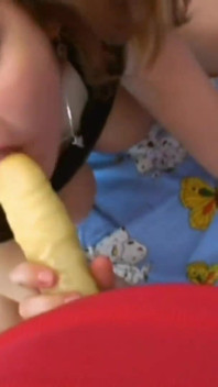 Anal fucking her slut with strapon