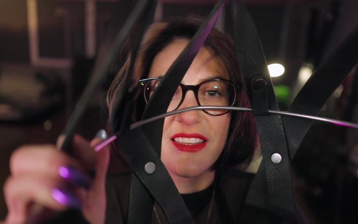Countess diamond: Gabbia per cinturino in pelle bondage - reclusione totale senza peso