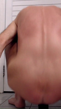 Quick Hard Fuck with Big Ribbed Dildo and Ruined Cum Milking