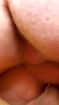 Milky blonde teenage diva loves anal threesome with double penetration