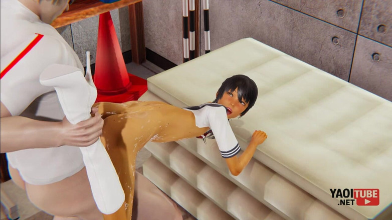 Yaoitube: Femboy Yaoi - Simon की उसके जिम टीचर के लिए चुदाई