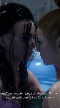 Mrs Denvers 17 Wanda dan Lois Menghabiskan Masa Kualiti Bersama Di Swimingpool