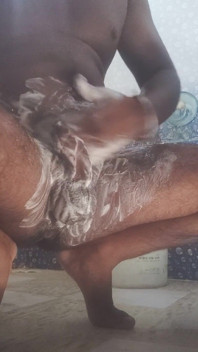 Desi Boy Soaping up His Land