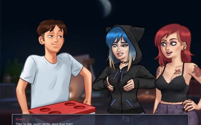 Miss Kitty 2K: Summertimesaga Hot Goth Babes (eve&amp;#039;s Route)- Part 104