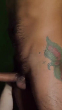 HAIRYANDRAW - il latino Lucifer angel viene nella bocca di Alexi cages