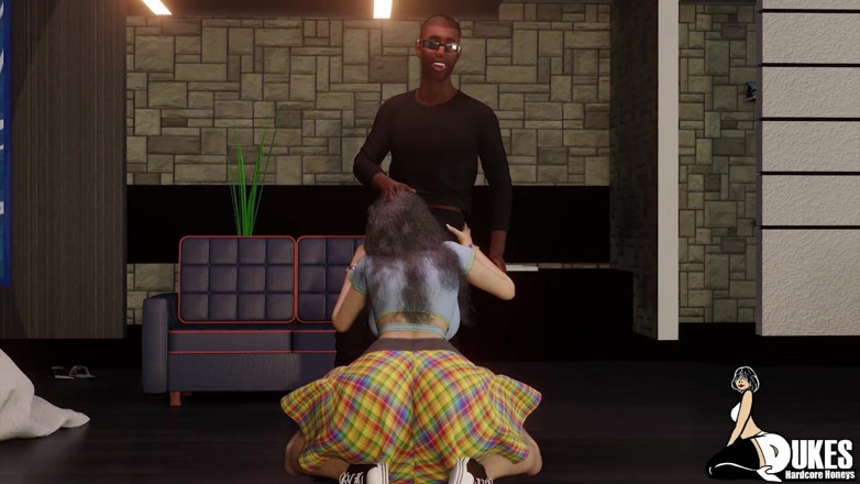 Dukes Hardcore Honeys: Uma lutadora rude encontra sua luta sexual e dois velhos...