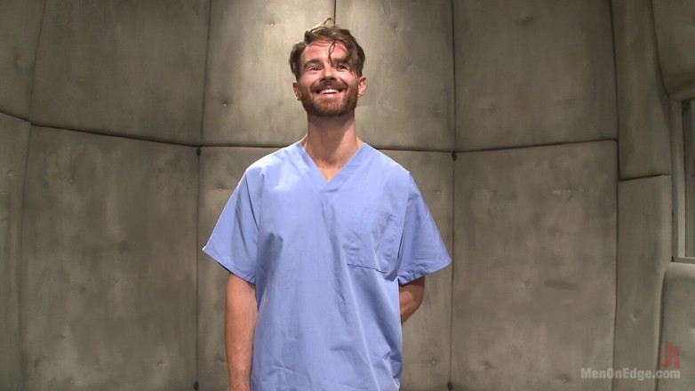 Men on Edge: Horny Mental Patient Hallucinates a Dual Edging