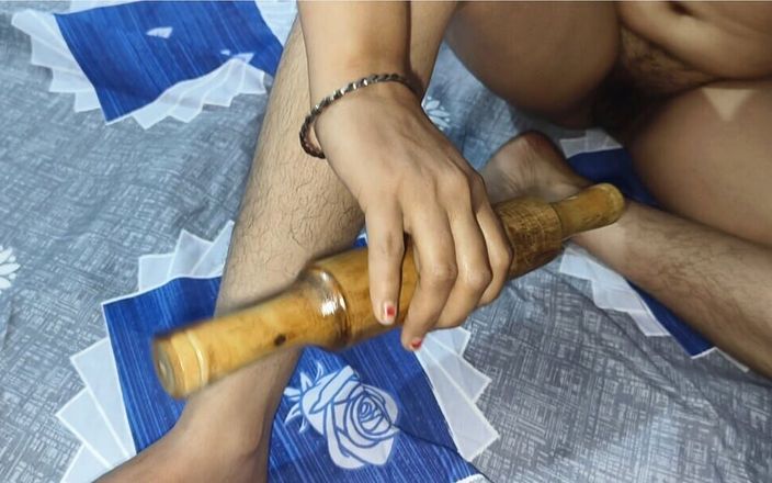 Sex with desi girl: Meia-irmã, eu coloco o Belan no bur