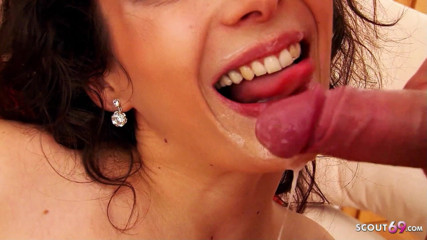 Full porn collection: Horny skinny Milf from Tinder date fucked with thick cock