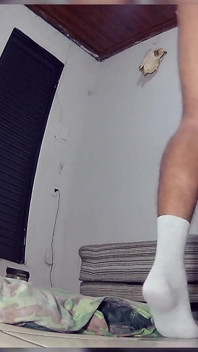 Ftsh -stiefel, Rauchen, Socken, Fuß, verschwitzt, geölt