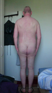 Naked, Chubby and Hard Cock