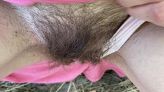 Cuteblonde666: My hairy pussy and big clit