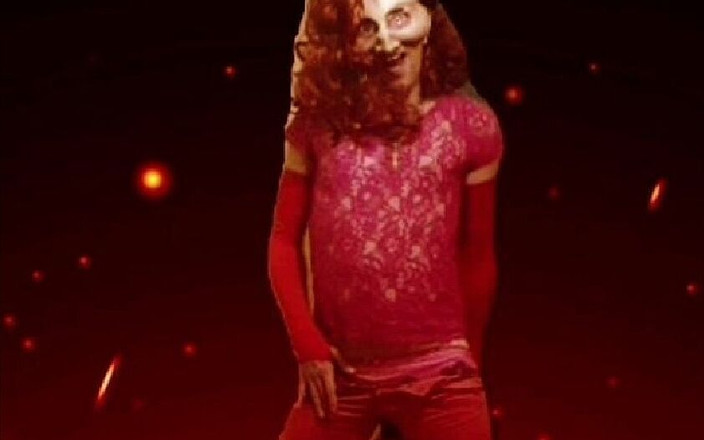 Demon Bitch: Sexy diabolische dämon-schlampe liebt erotisches tanzen und harten spaß