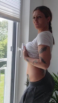 Striptease and Masturbation for the Voyeur Neighbor
