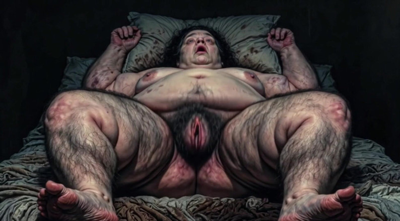 YOUR BEST FANTASY: Horny Fat BBW Hairy Pussy Solo Masturbation - Moaning Wet Bush...