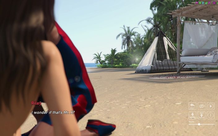 Porny Games: Midnight Paradise av Lewdlab - Hot Beach Day, gör en gammal...