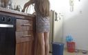 Yericsa XXX: 私は義理の妹が台所の掃除をしている間に素晴らしい性交をします