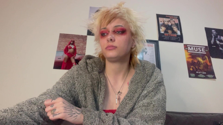 Glitterqueen1999: Een sigaret roken compilatie nieuwe video's