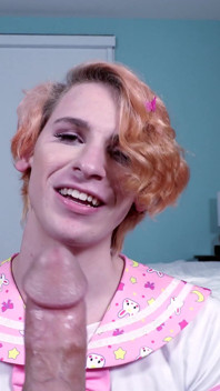 teen sissy loves cock already