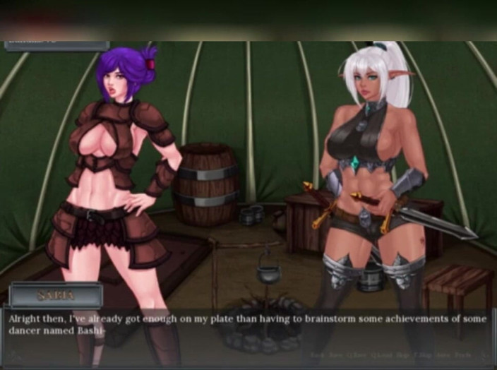 3DXXXTEEN2 Cartoon: Sabia și dansul ei sexy. Sex cu desene animate porno 3D