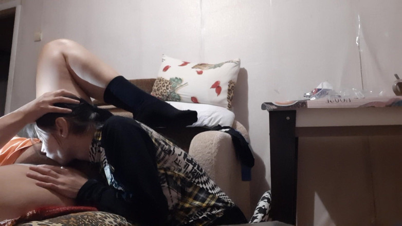 Lesbian-candys: Romantico sesso lesbo con leccate di figa, baci di figa,...
