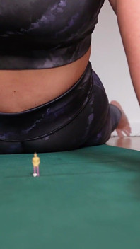 Yoga dengan seorang Gergasi