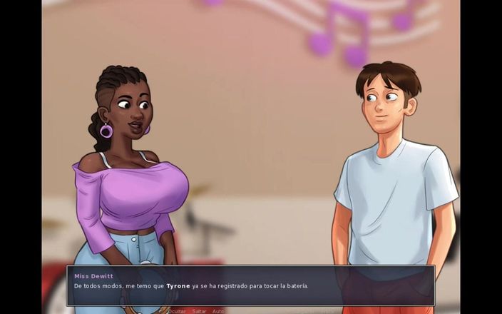 HotSummer117: Summertime Saga Cap 69 - Musikkurser med MILF -läraren