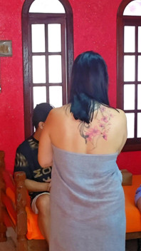 The Delivery Guy Fucks Us Hard After We Show Him Our Breasts