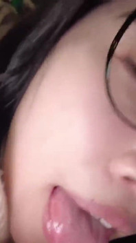Sweet-glasses Tease on a Lazy Day Savoring Warm Drops in Endless Gulp Bliss -part.2