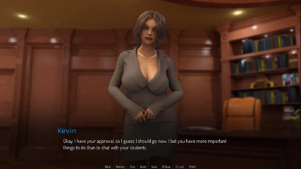 Dirty GamesXxX: College-bound: student is fingering the principal in her office - ep. 20