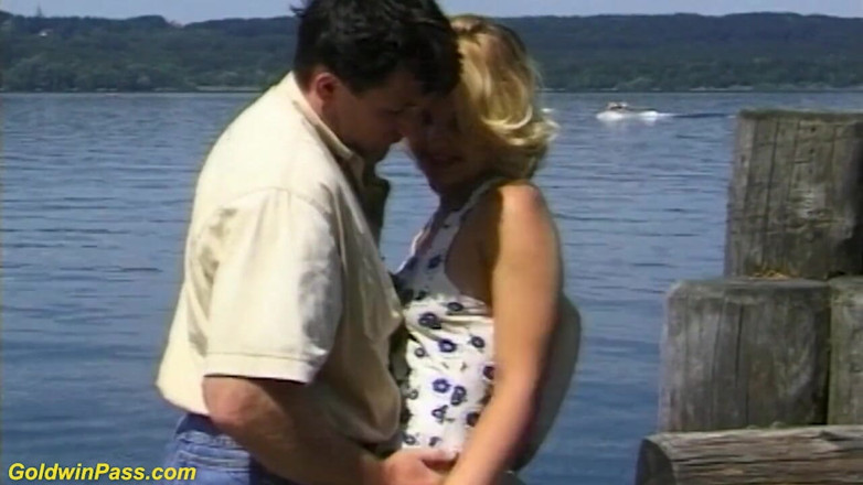 Goldwin pass: Horny German couple loves outdoor sex at the boat