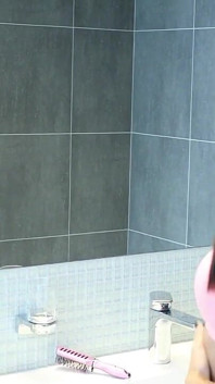 Shrima Malati Takes It All off in the Bathroom for Bed