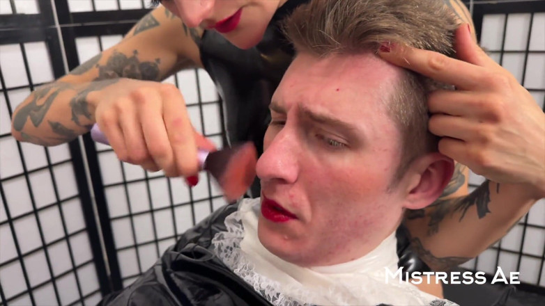 MistressAe: Two Dommes and the Delivery Boy - the Restraint
