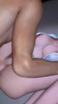 3D roztomilá hubená asijská děvka nahá její oholená kundička byla tak tvrdě ošukaná