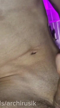 Two Powerful Cocks Are Stuck Together in Squirting Cum Ejaculations