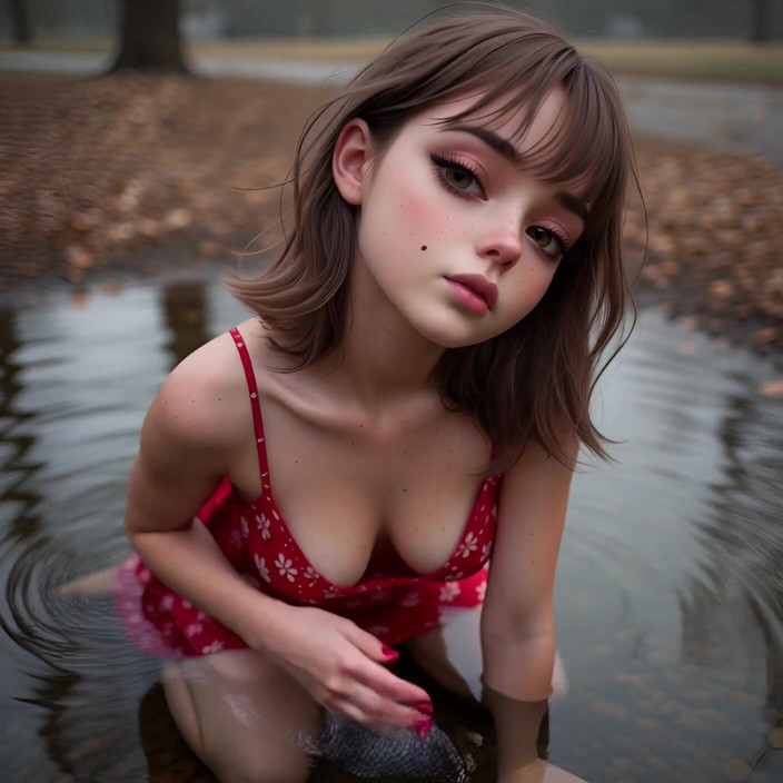 DazeminaX: Izaline, partie 1 - Horney dans un parc pluvieux - Dazeminax (ai)