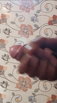 Solo Bathroom Masturbation Before Having Bath