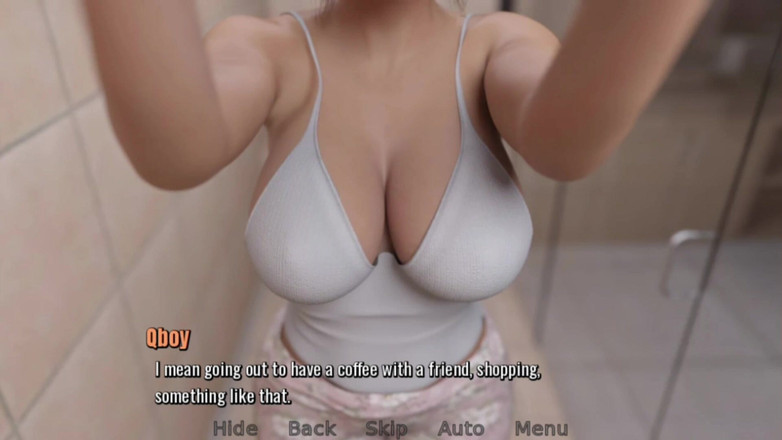 Q Boy: Развлечение племянника с милфой Stepaunt в ванной - проблемы с сердцем - EP02